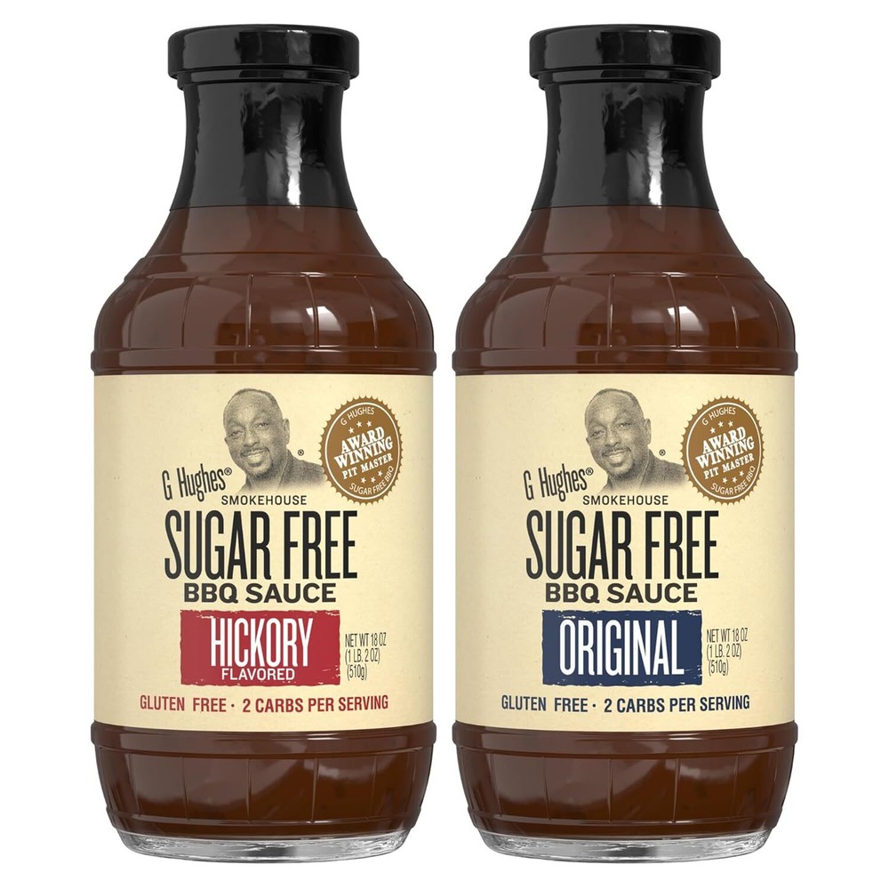 G Hughes Sugar Free Hickory & Original BBQ Sauces  