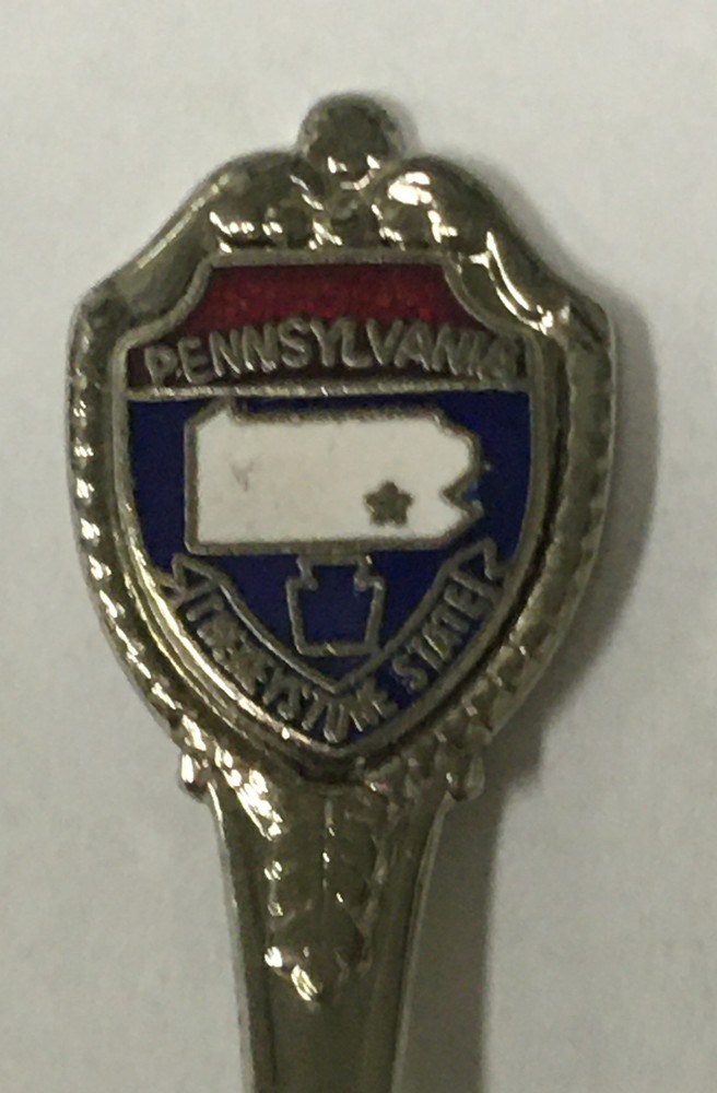 Vintage Souvenir Spoon US Collectible Pennsylvania The Keystone State