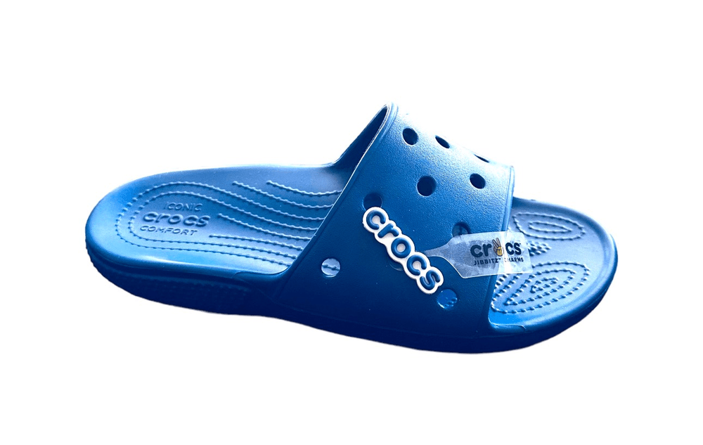 NWT Crocs Unisex-Adult Blue Classic Slide Sandals - Size M5/W7 Unisex  ***Item: