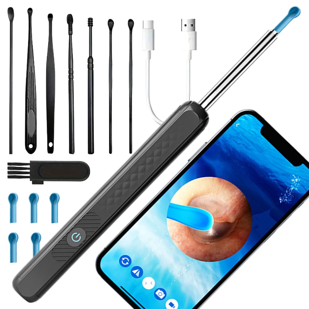 Visual Ear Cleaner Ear Picker Earwax Removal Kits with HD Endoscope Camera&Light-image