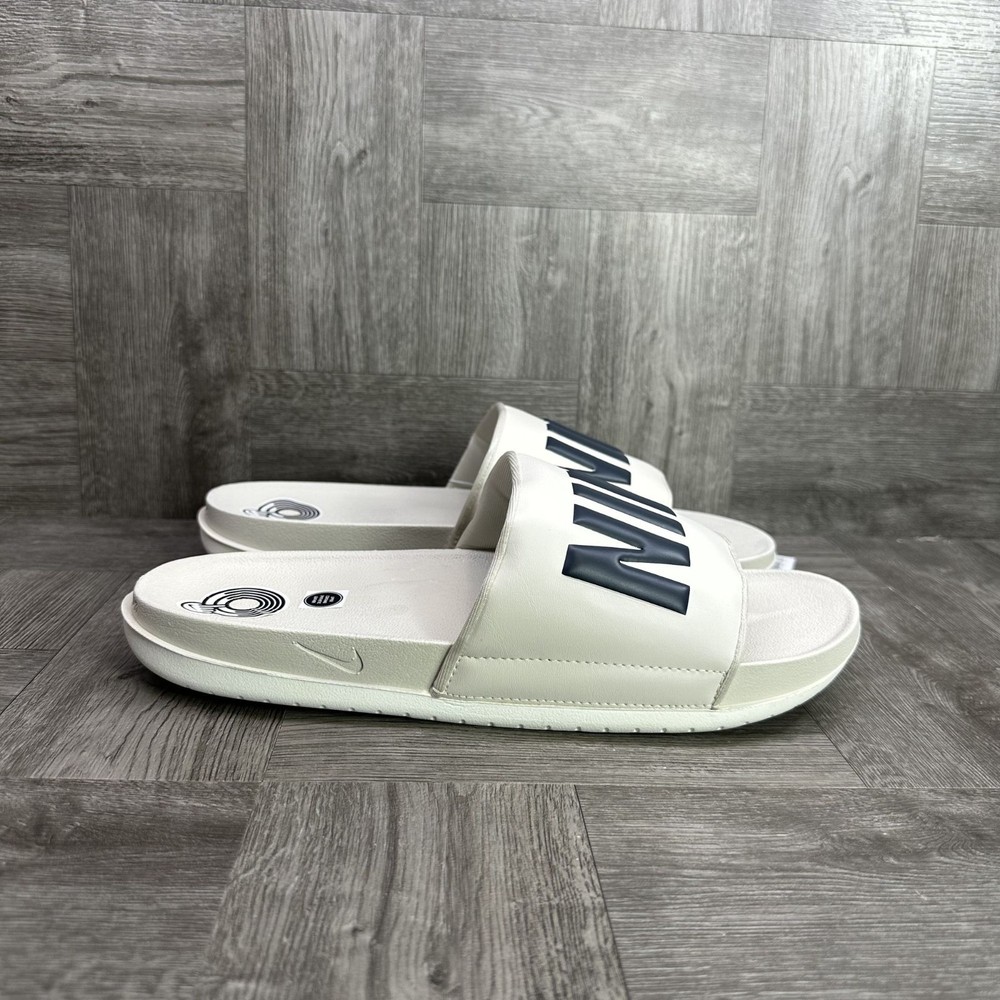 Nike OFFCOURT Men's Size 12 Slides in Ivory Black - Comfortable & Stylish
