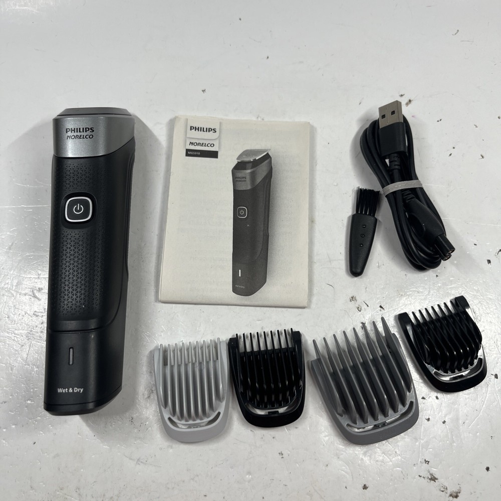 Philips Norelco Multigroom 5000 All-in-One Trimmer - MG5910/49 -Used Missing Pcs