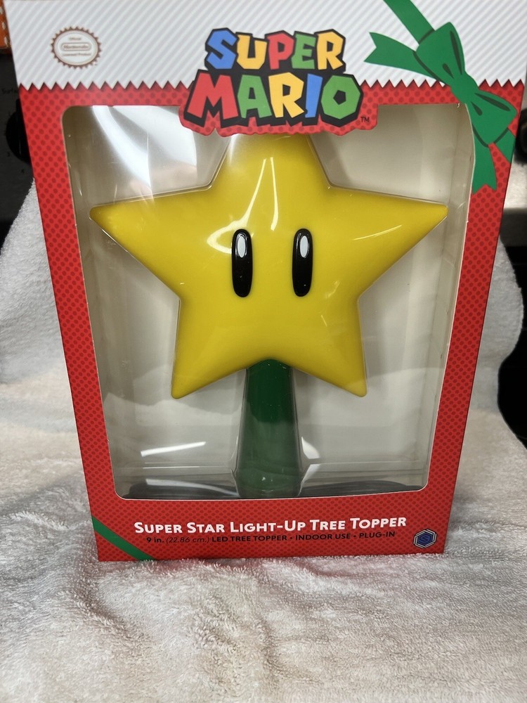 Super Mario Super Star Tree Topper