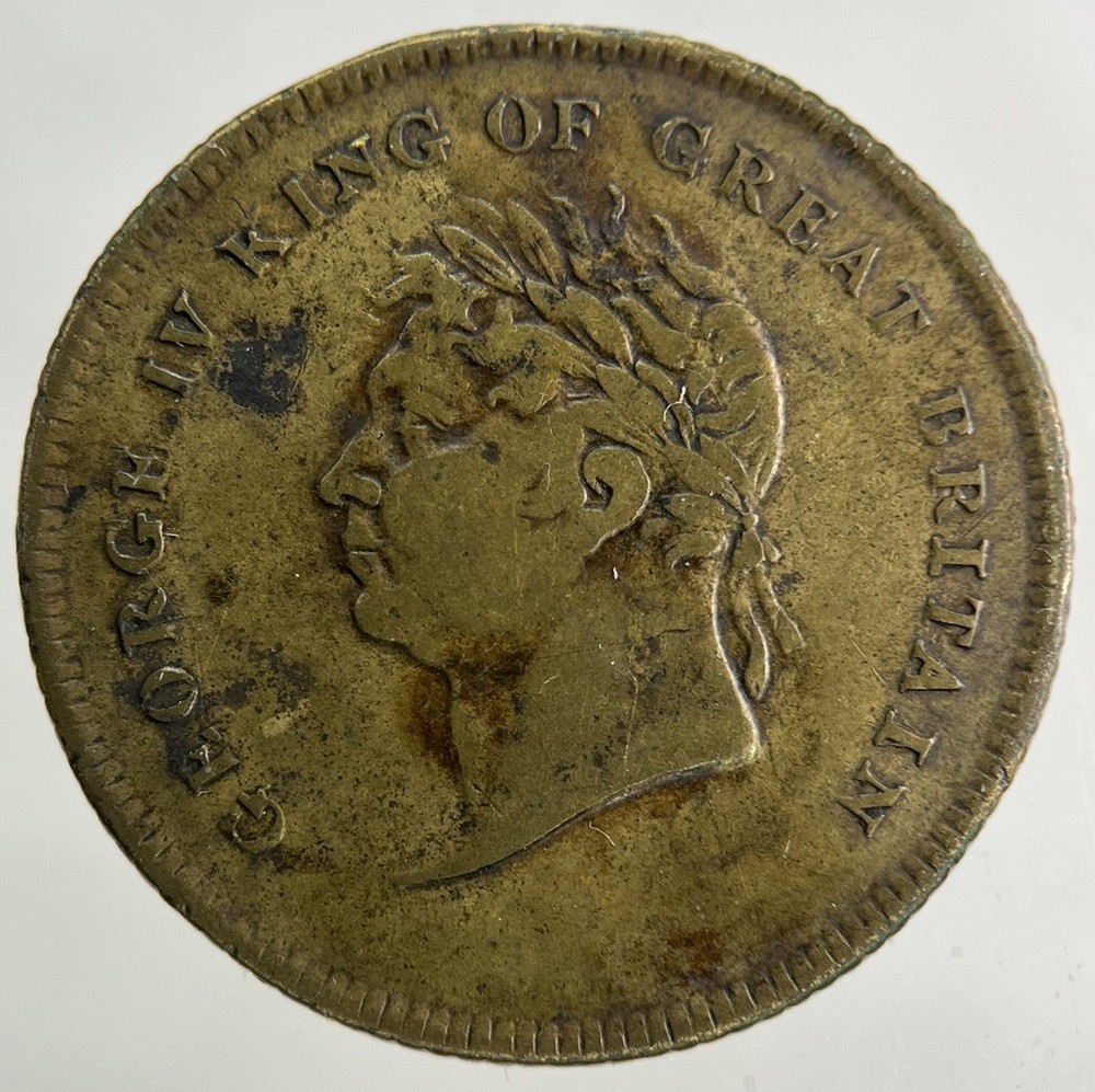 1821 George IV Coronation Crown Token Coin | Fine Collectible Condition