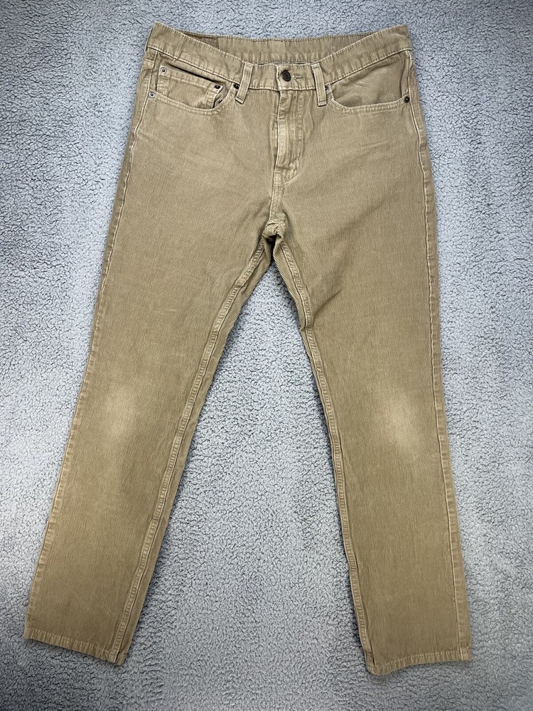 Levi’s 511 Corduroy Pants Men’s 34X34 brown white tag