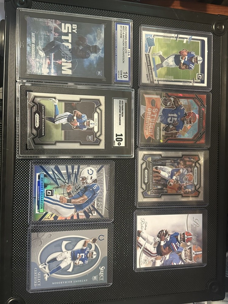 Anthony Richardson Panini Prism Draft Picks Prestige Optic Absolute Lot Collection