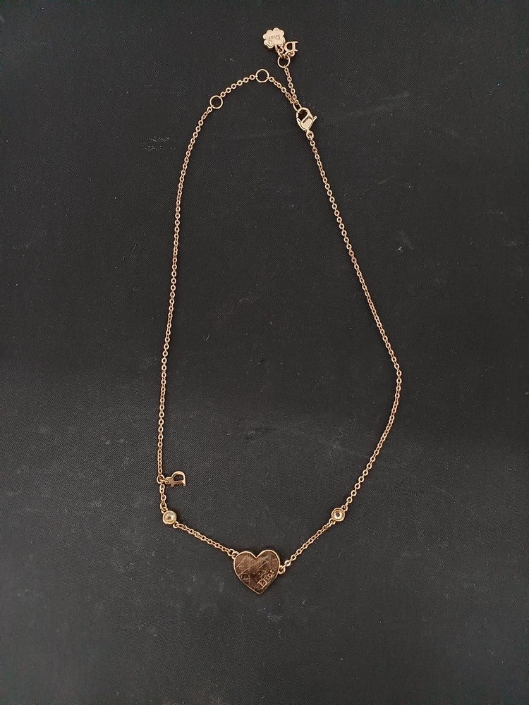 Dior Y0810 Necklace Elegant Gold-Tone Chain Jewelry