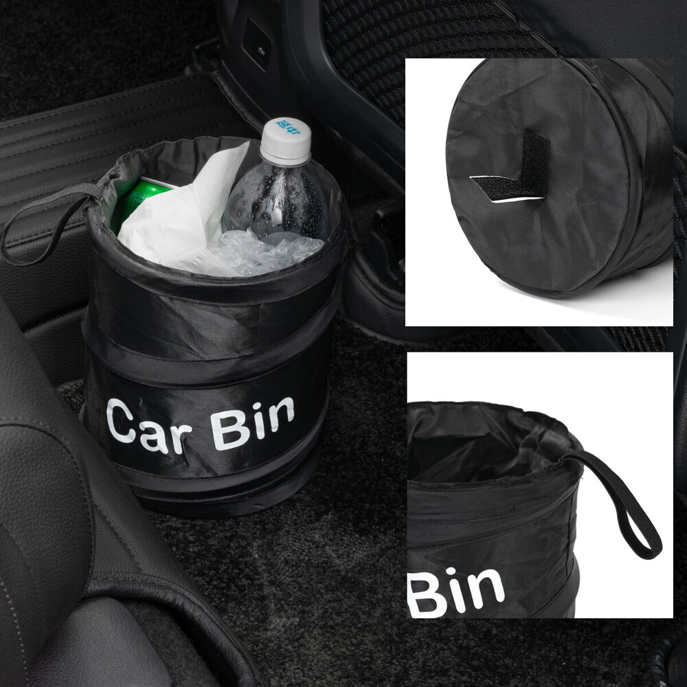 Mini Portable Trash Can Garbage Bin Litter Bag Organizer Vehicle Waterproof USA