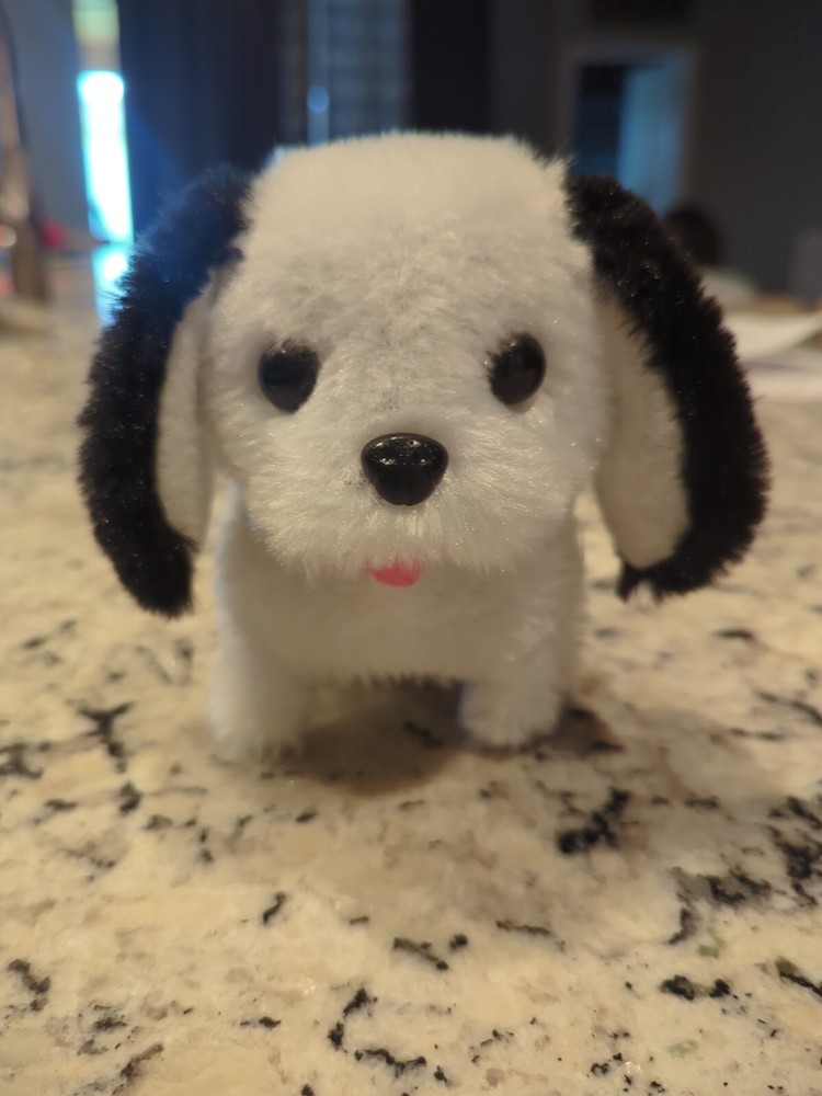 Automated Battery-Powered Barking Walking Toy Dog with Full Functionality-image