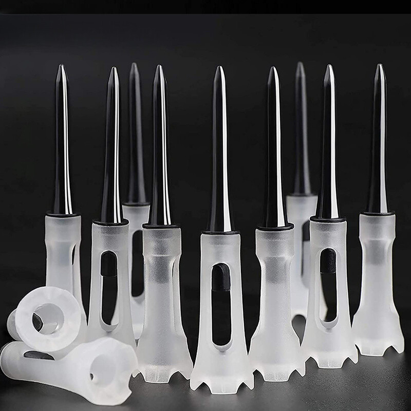Durable Plastic Golf Tees Reduce Friction Side Spin Tee 3 1/4 inch Ball Holder