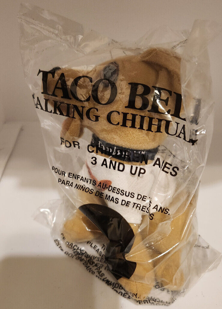 Taco Bell Talking Chihuahua Vintage New in Package