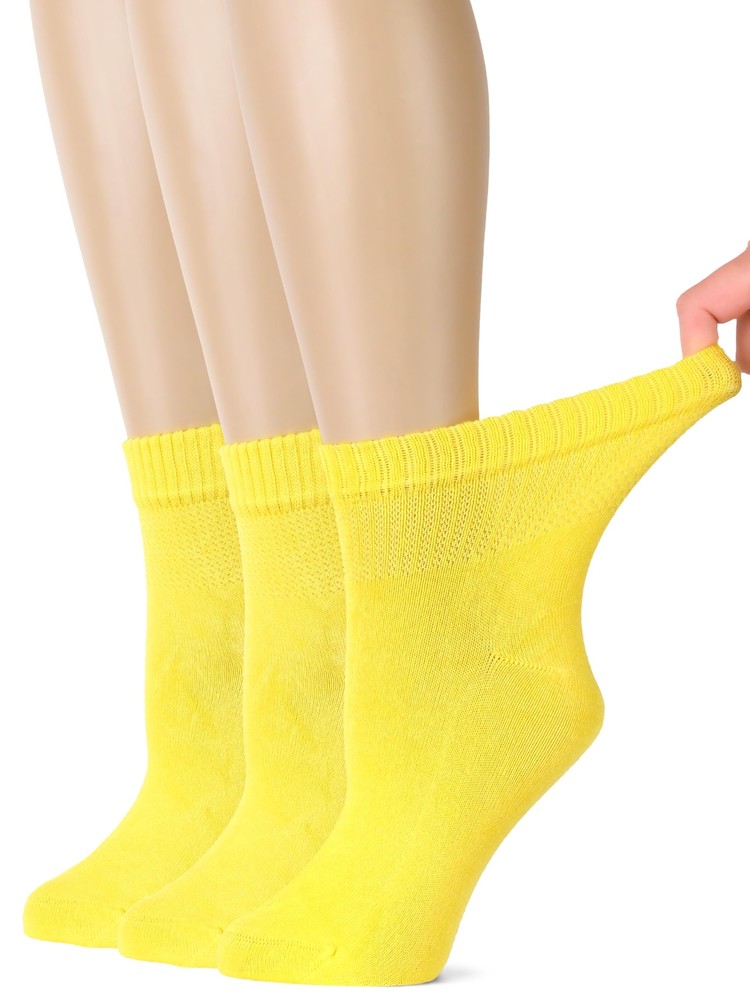 Women's Rayon derived from Ankle Loose Fit Diabetic Socks, Soft, Seamless Toe...