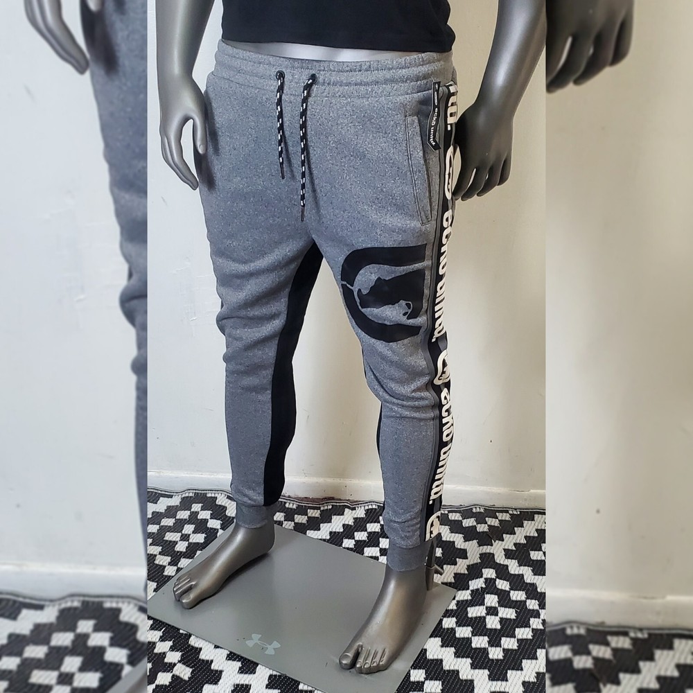 ECKO UNLTD AUTHENTIC SIDE SEAM PRINTED TAPE JOGGER MEN'S SIZE M G.MARLED