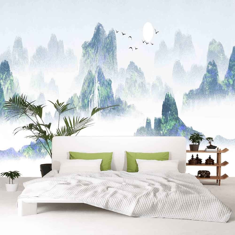 Difficult Password Hill 3D Blockout Photo Print Curtain Fabric Curtains Window-image