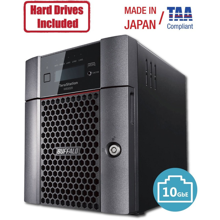 Buffalo TeraStation 5420DN Windows Server IoT 2019 8TB 4 Bay Desktop NAS-image