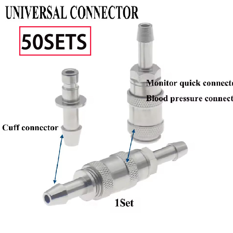 50Sets medical supplier BP12+BP15 NIBP Bayonet Connector NIBP air hose connector