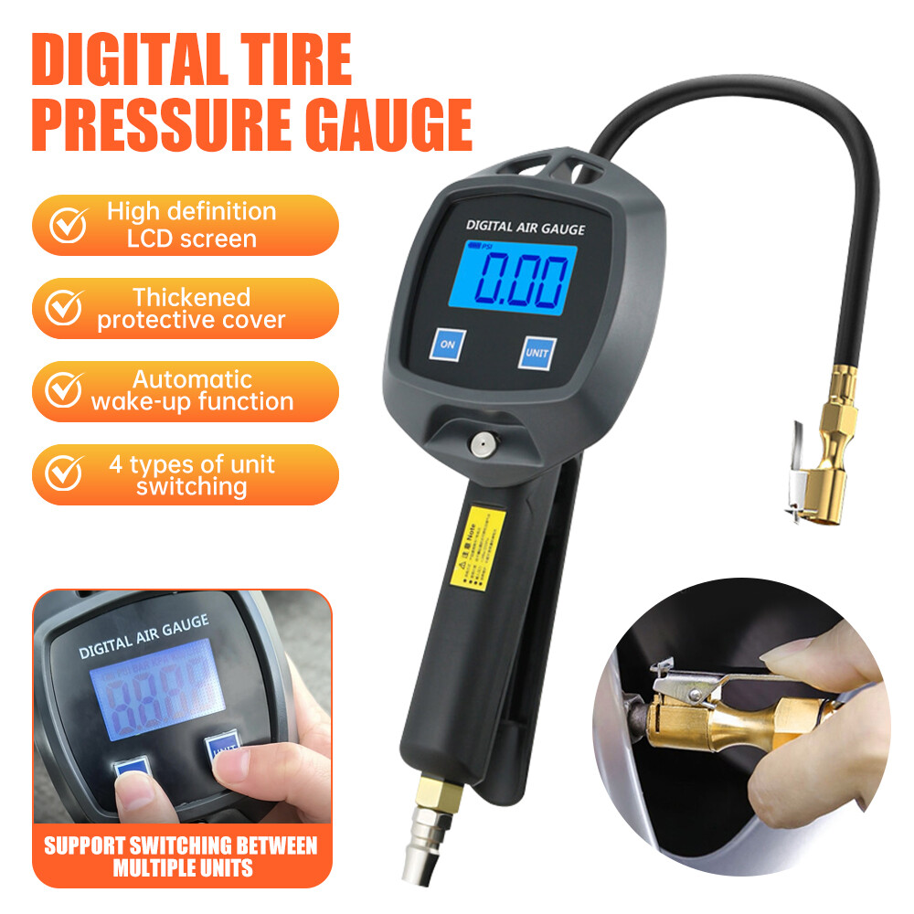 Digital LCD Tire Pressure Gauge for Cars and Trucks-image