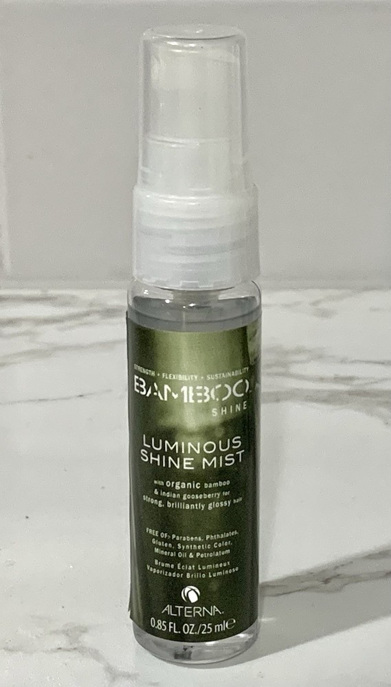 Alterna Bamboo Luminous Shine Mist Travel Size 0.85 oz 25ml XT4