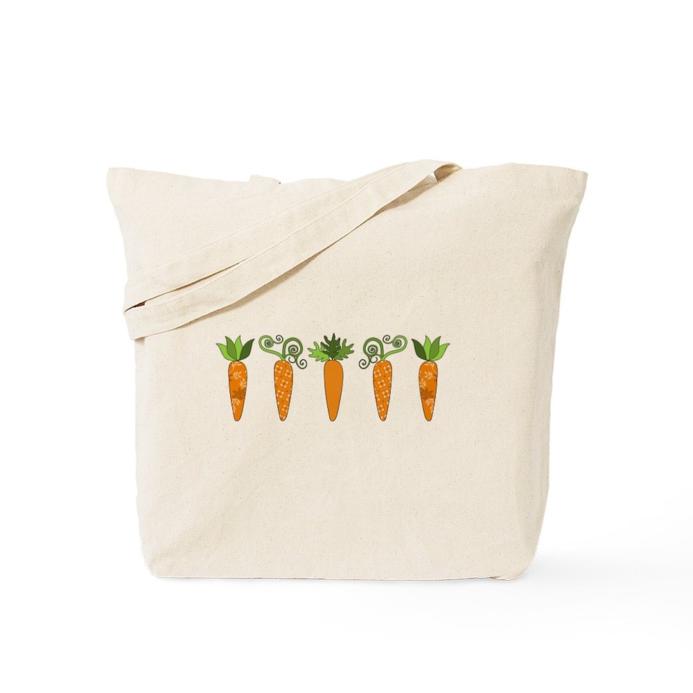 CafePress Carrots Natural Canvas Tote Bag, Cloth Shopping Bag (1301596617)