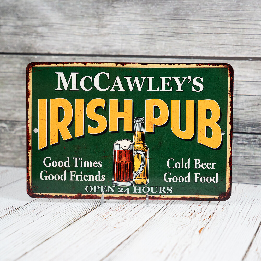 Personalized Irish Pub Beer Bar Sign Whiskey Tavern Decor Gift for Dad-image