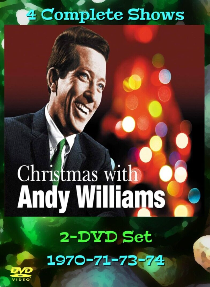 Andy Williams Christmas Show 2-DVD set New 1970s Holiday Classic music variety