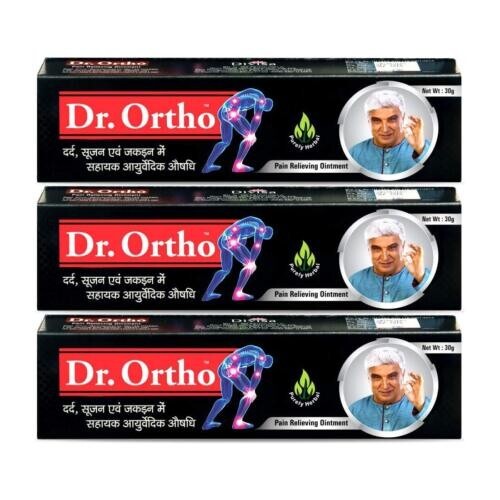 3 X Dr . Ortho Pain_Relieving Ointment Cream  - 30g