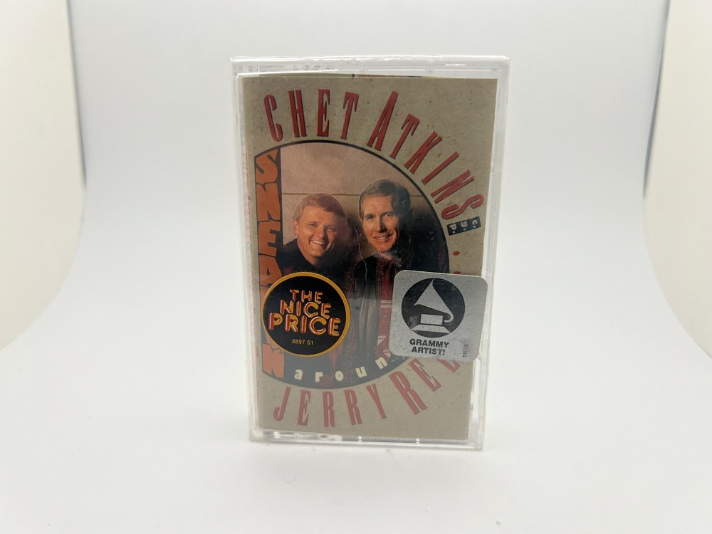 Sneakin' Around by Chet Atkins Cassette, New, Case Has Rips/damage.See Pic S4-1