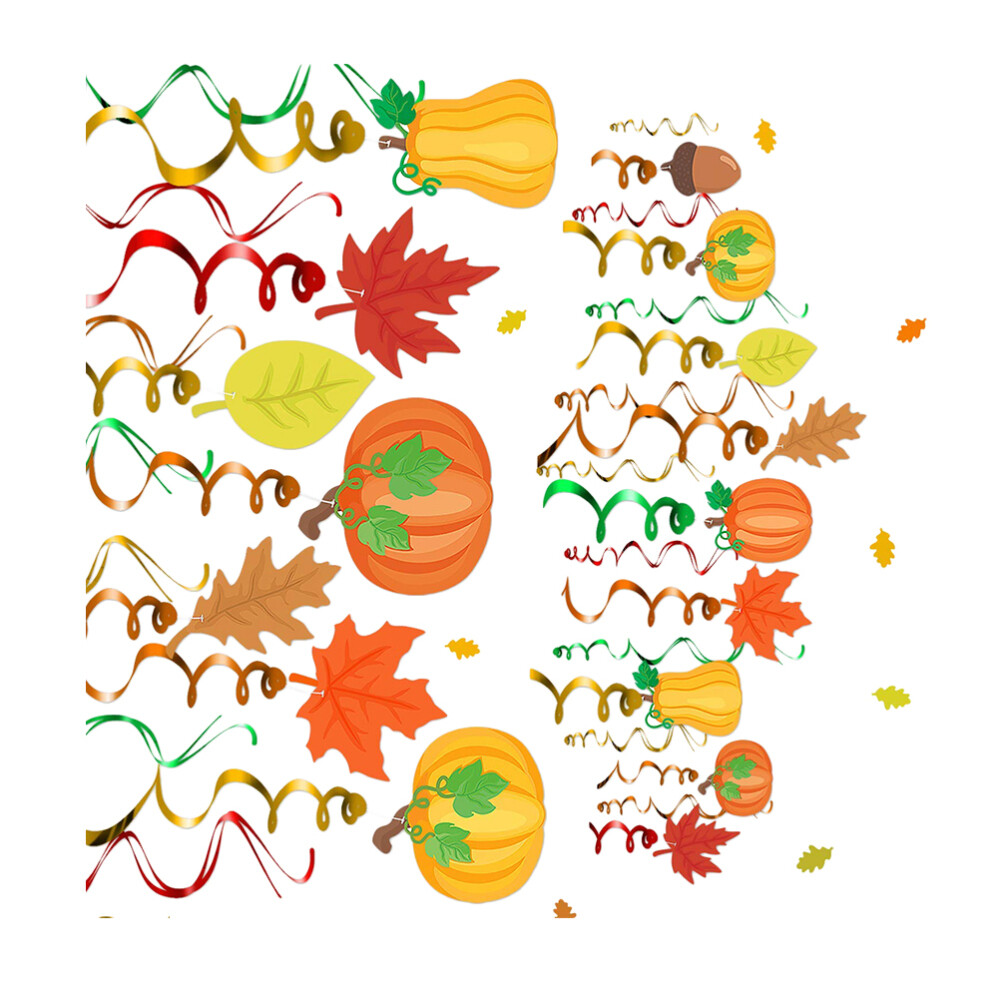 Thanksgiving Hanging Swirls Fall Decor Party Garland Decorations