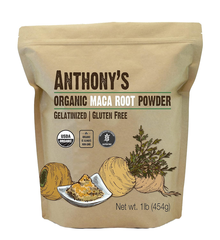 Organic Gelatinized Maca Root Powder 1Lb for Energy & Vitality Boost  