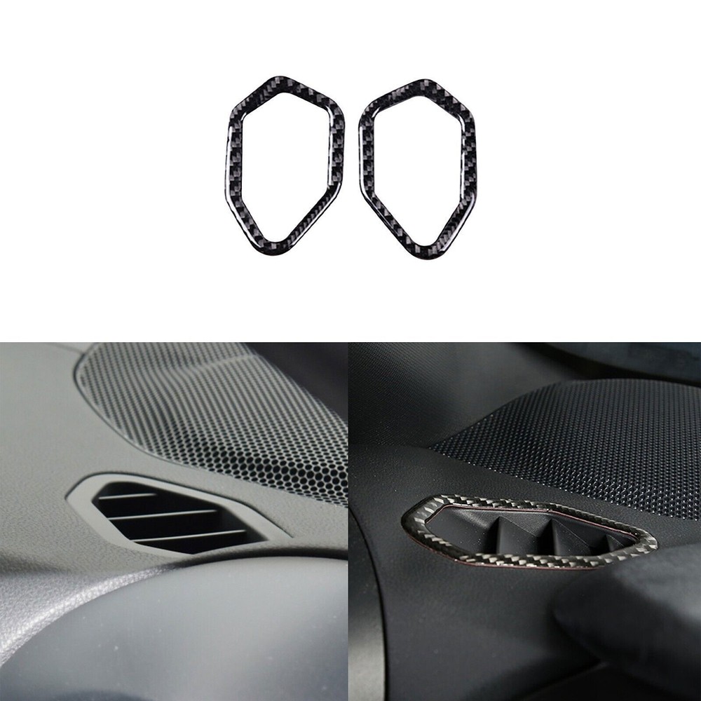 Real Carbon Fiber Dashboard Side Air Vent Outlet Cover For Subaru BRZ GR86 22-23