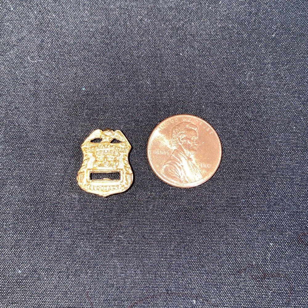 Nypd Mini SERGEANT ￼￼Shield Pin Lapel Wallet Jacket Shirt Window New