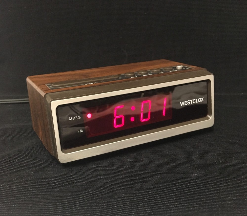 Vintage Westclox Digital Alarm Clock Model 22651 from 1987 Tested Working with Video Demo