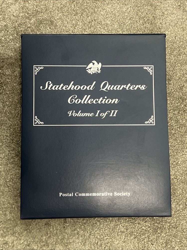 PCS Statehood Quarters Collection Volume 1 In Binder 25 States 2 Per State