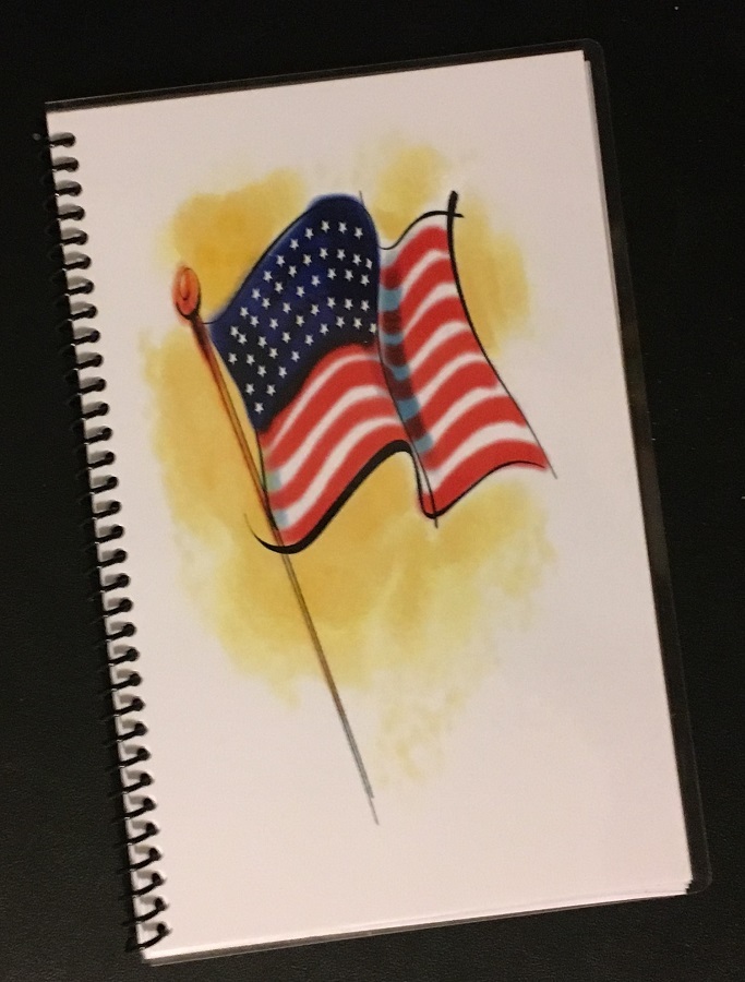 Personalized Password Book for Websites & Internet Addresses - Free Custom Flag Design-image