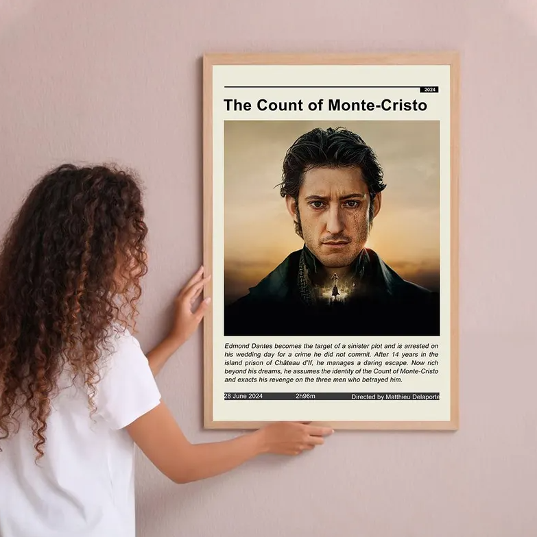The Count of Monte-Cristo Vintage Poster Le Comte de Monte-Cristo Movie Poster