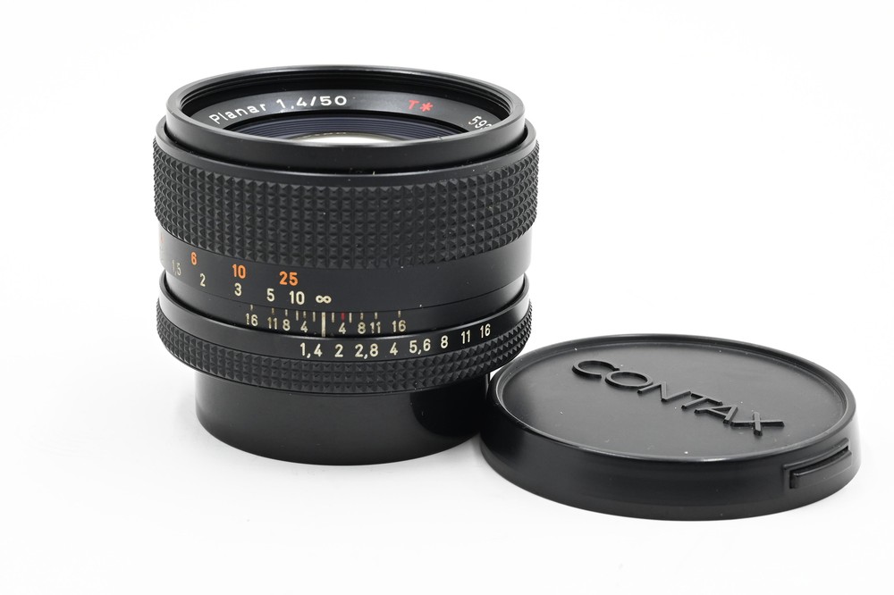 Contax 50mm f1.4 Planar T C Y Mount Lens #482 Used Vintage