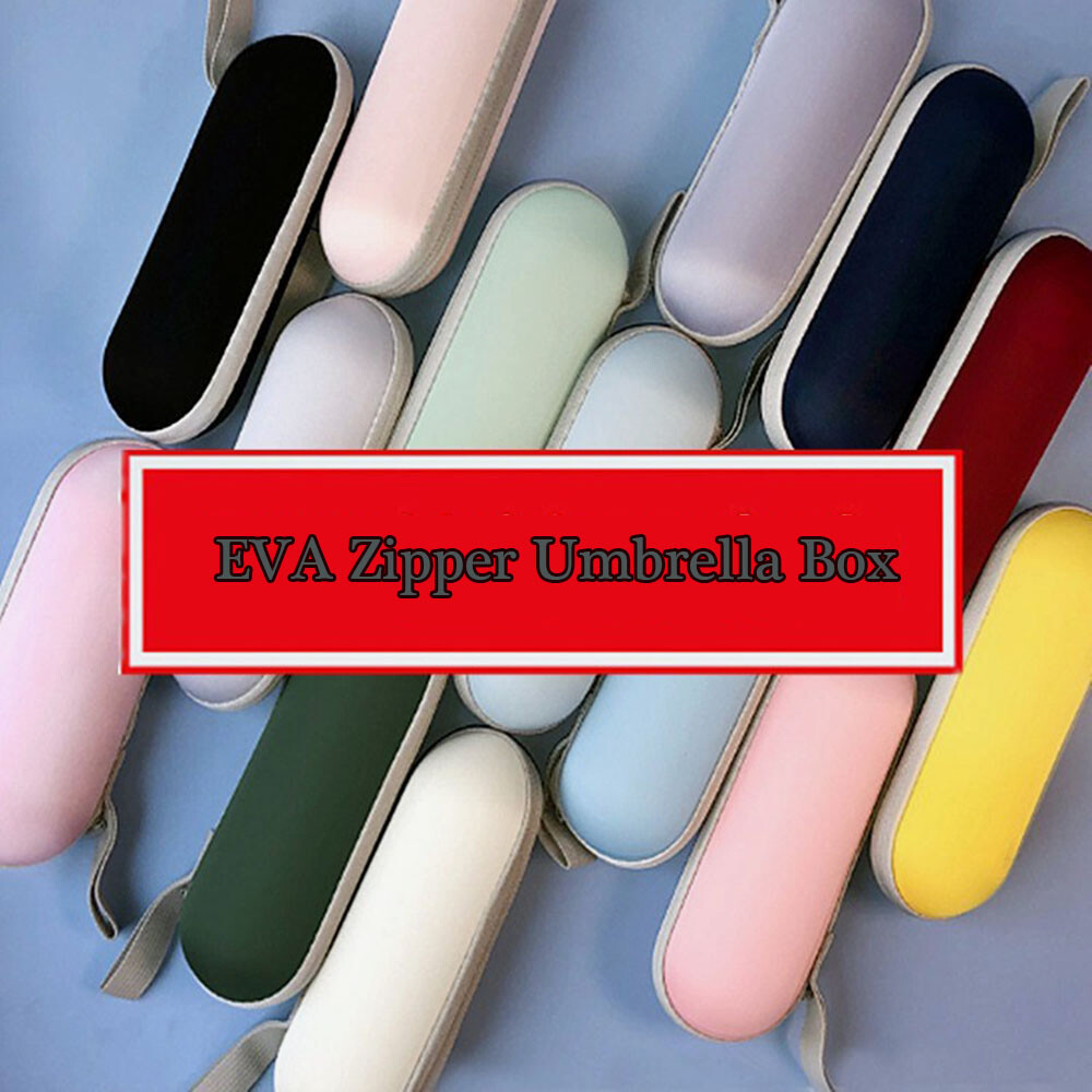 Hard Shell EVA Umbrella Box with Zipper Compact Portable Cover