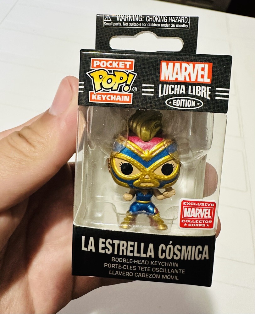 Funko Pop! Keychain Lucha Libre- La Estrella Cosmica Marvel