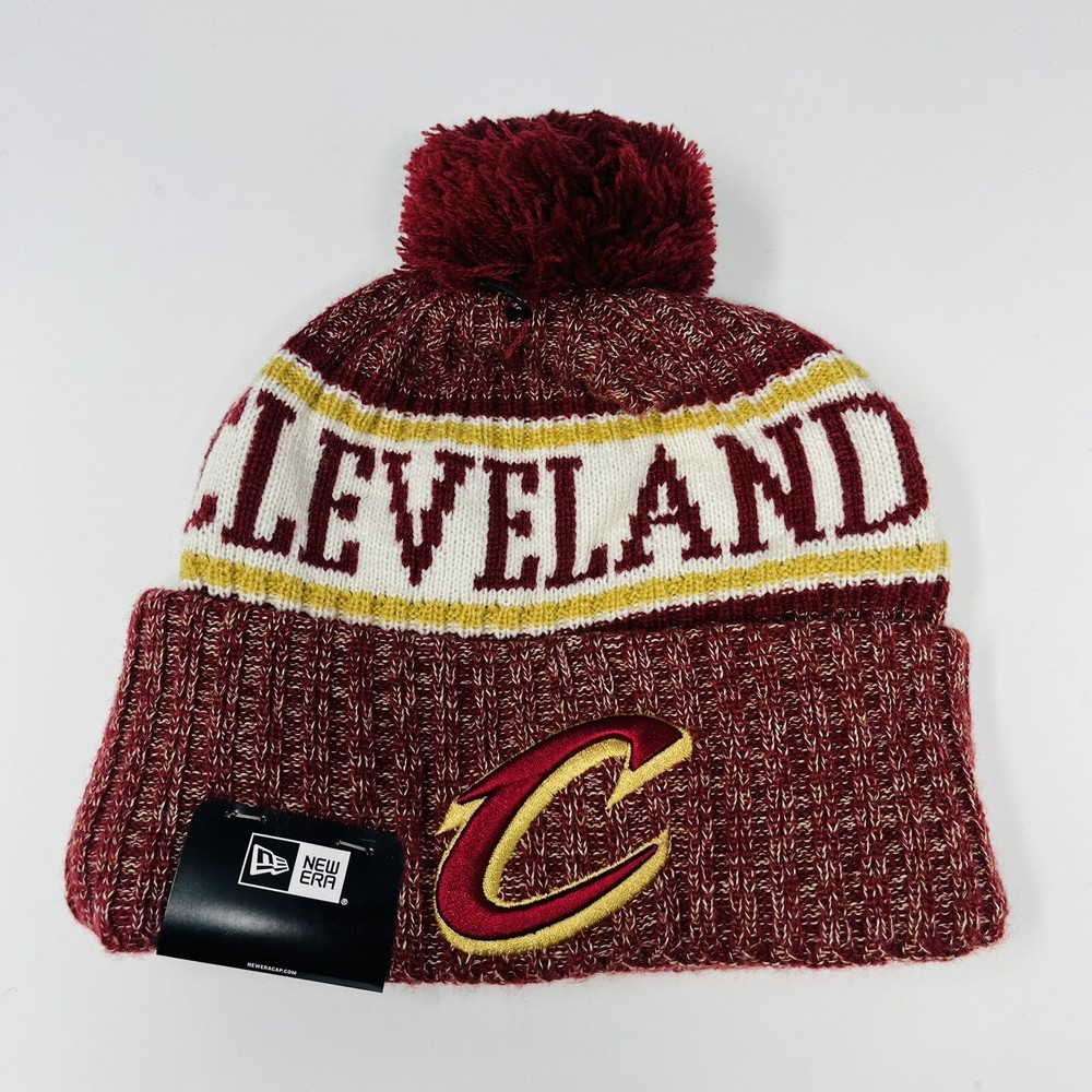 New Era Cleveland Cavaliers NBA Winter Hat Cap Beanie Toboggan Cuffed Knit NWT