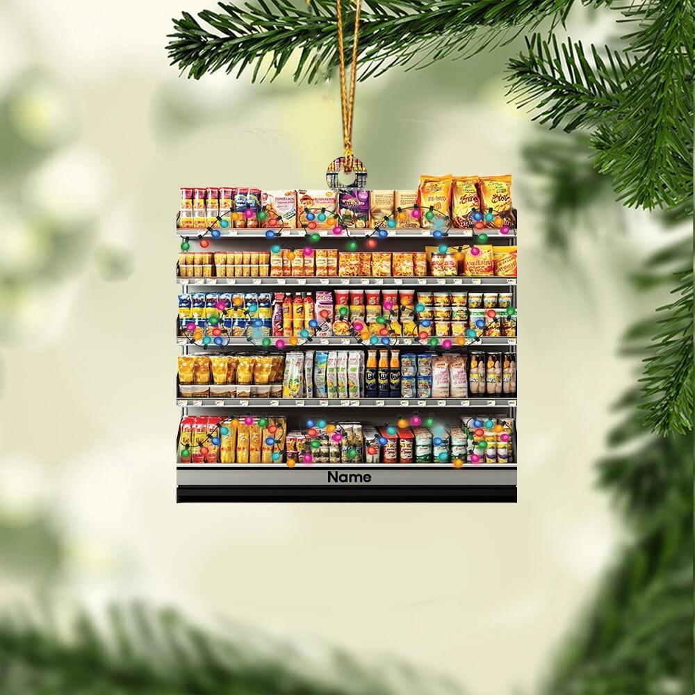 Supermarket Display Stand Christmas Ornament  Grocery Store Christmas Ornament