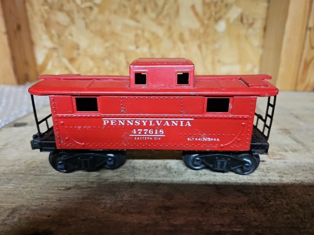 LIONEL VINTAGE O Or 027 GAUGE STEEL CABOOSE 477618