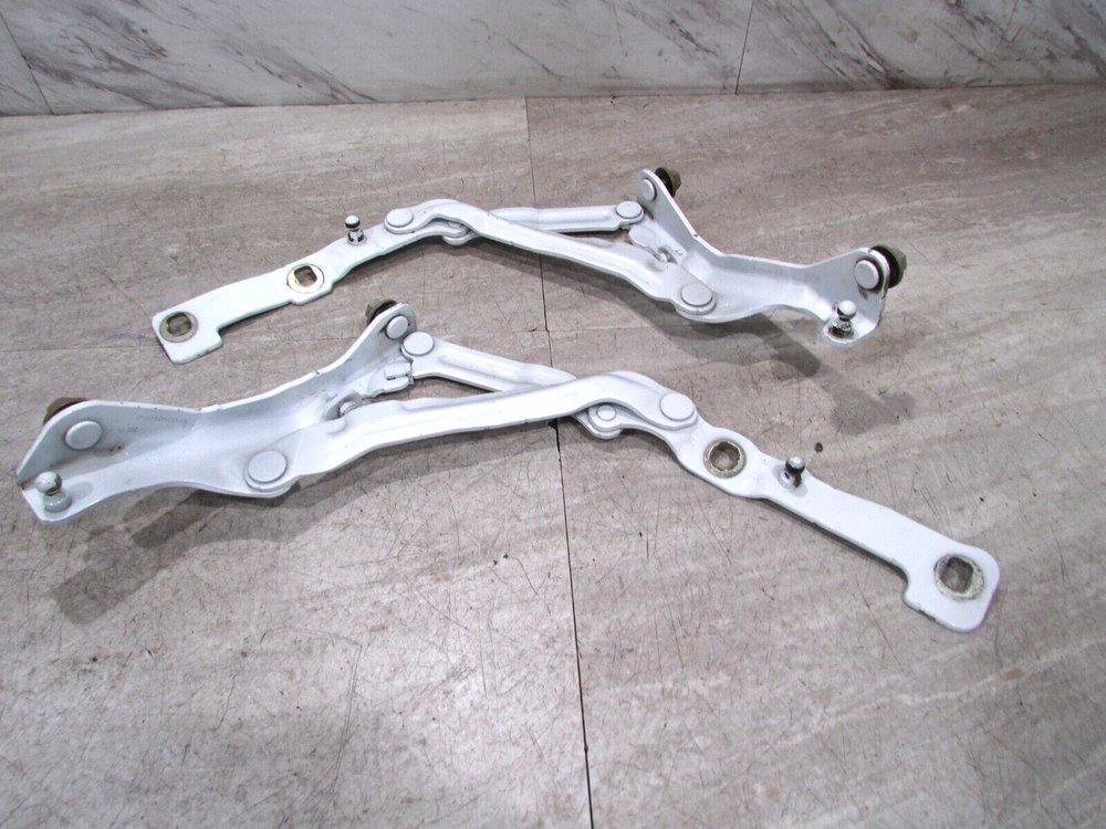 PAIR OF WHITE LH & RH TRUNK HINGES, 2017-23 TESLA MODEL 3 (OPS5002)