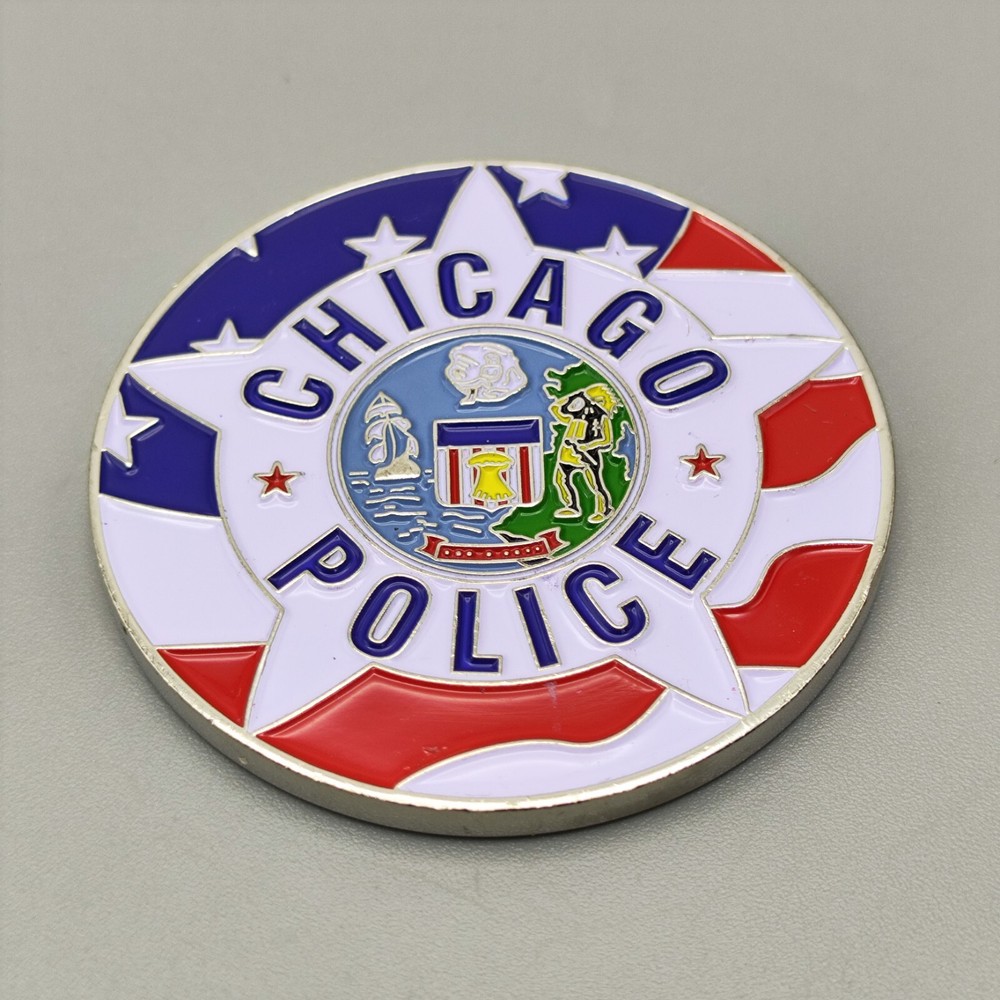 Chicago Police Department Skull Challenge Coin