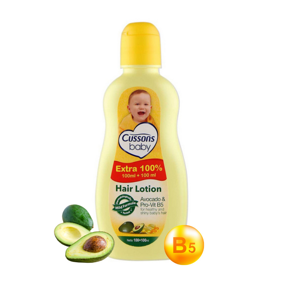 Cussons Baby Hair Lotion with Avocado & Pro-Vitamin B5 200ml