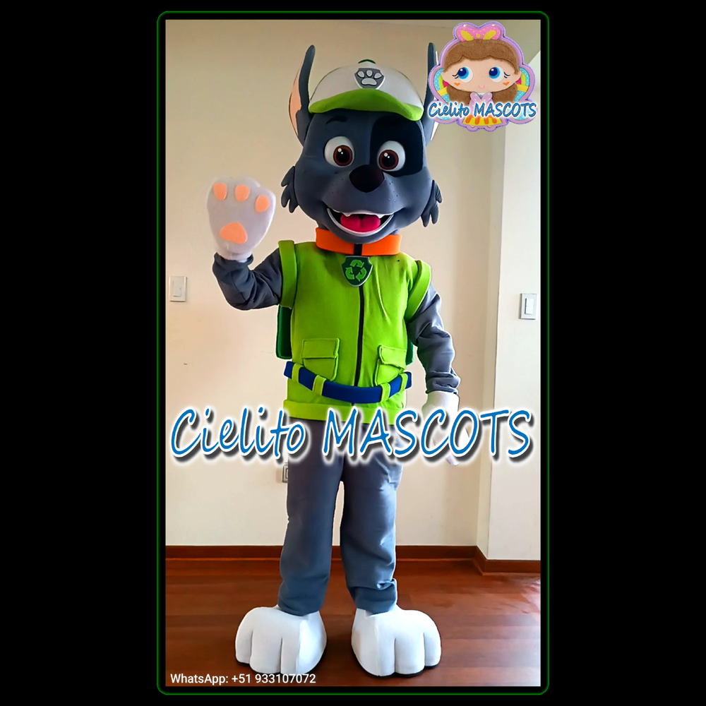 For ROCKY Mascot Costume cosplay mascotte halloween Cielito MASCOTS