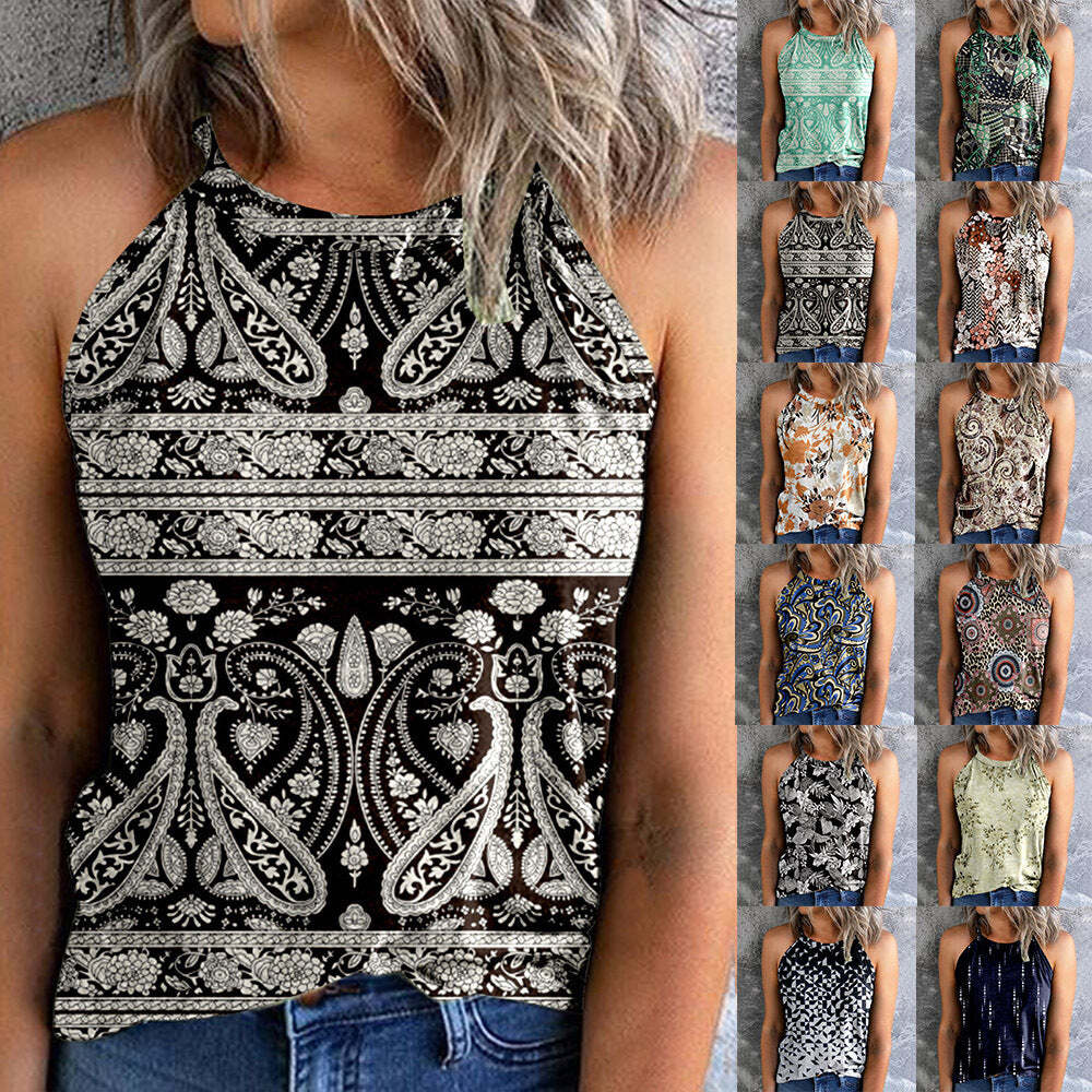 Bohemian Printed Ethnic Style Vest