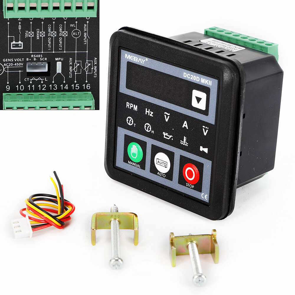 DC20D MKII Genset Controller Module Control Panel for Engine or Generator