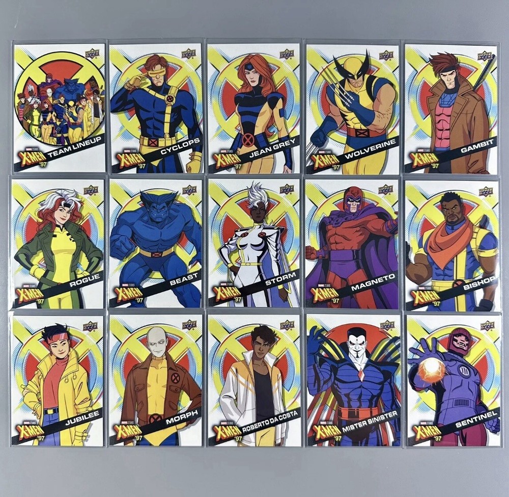 SDCC 2024 Upper Deck X-MEN Animated ‘97 Exclusive Convention Base Set 1-15 Cards