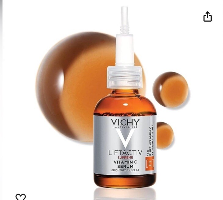 New Vichy LiftActiv Vitamin C Brightening Serum for Face 15% Pure Vitamin C 10ml