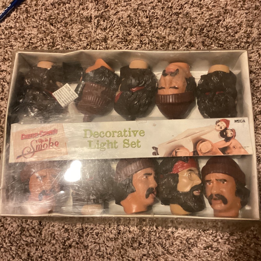 Cheech and Chong Up In Smoke Vintage Collector Light Set Rare